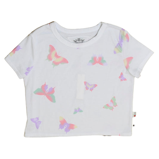 Boxy Top (Colorful Butterfly Pattern)
