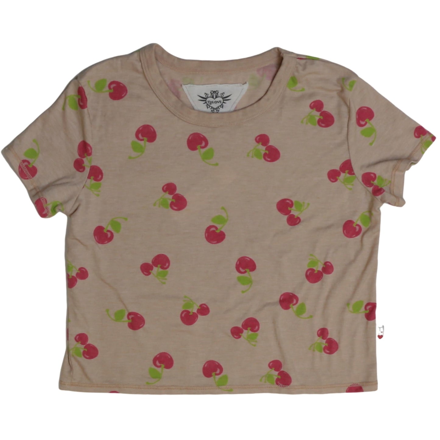 Boxy Top (Cherry Pattern)