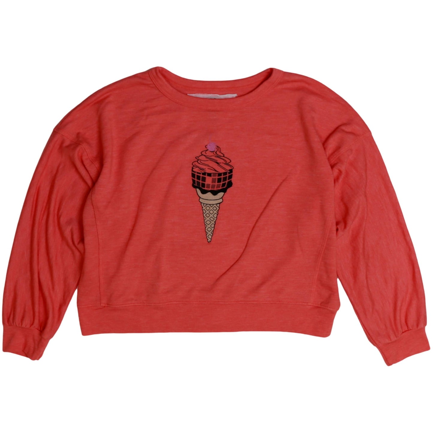 Heather Dolman Sweater Top (Disco Ice Cream Print)