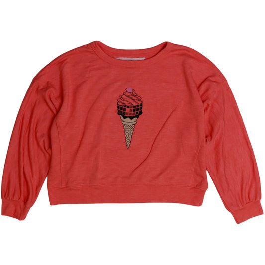 Heather Dolman Sweater Top (Disco Ice Cream Print)