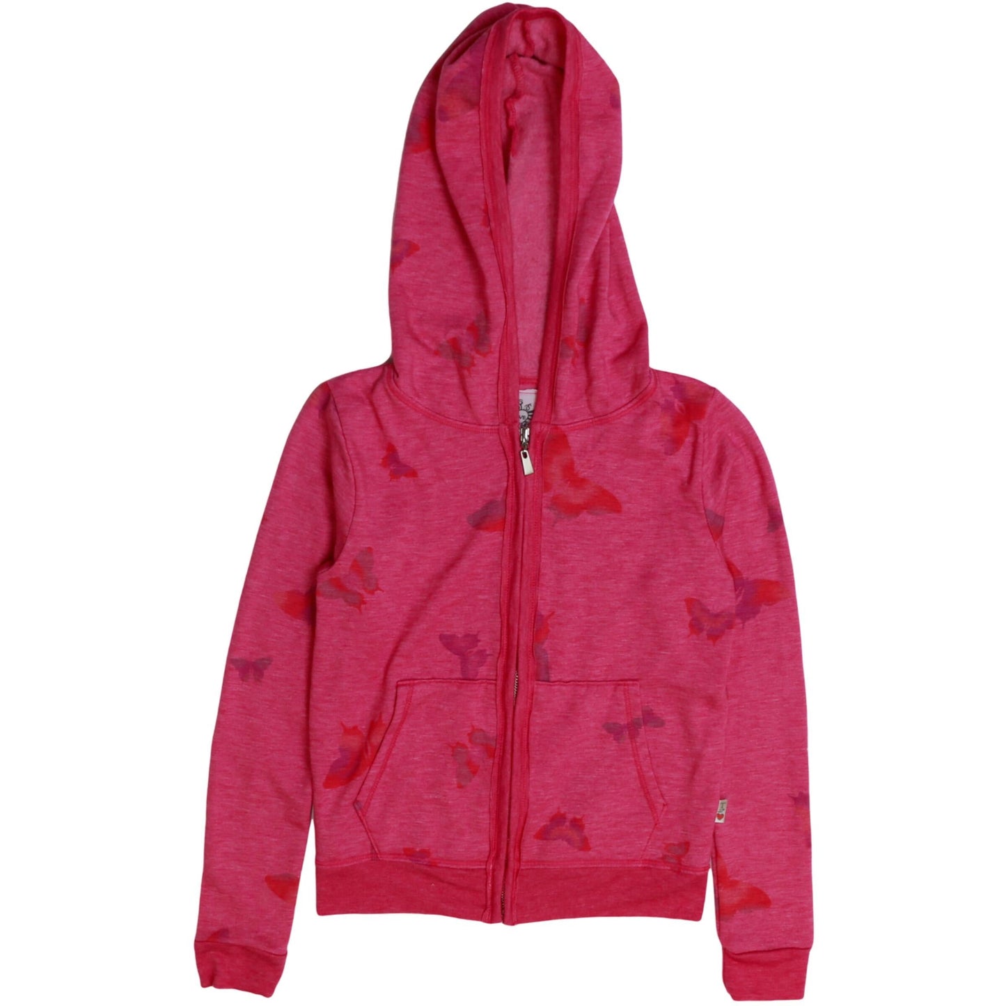 Hooded Jacket (Colorful Butterfly Pattern)