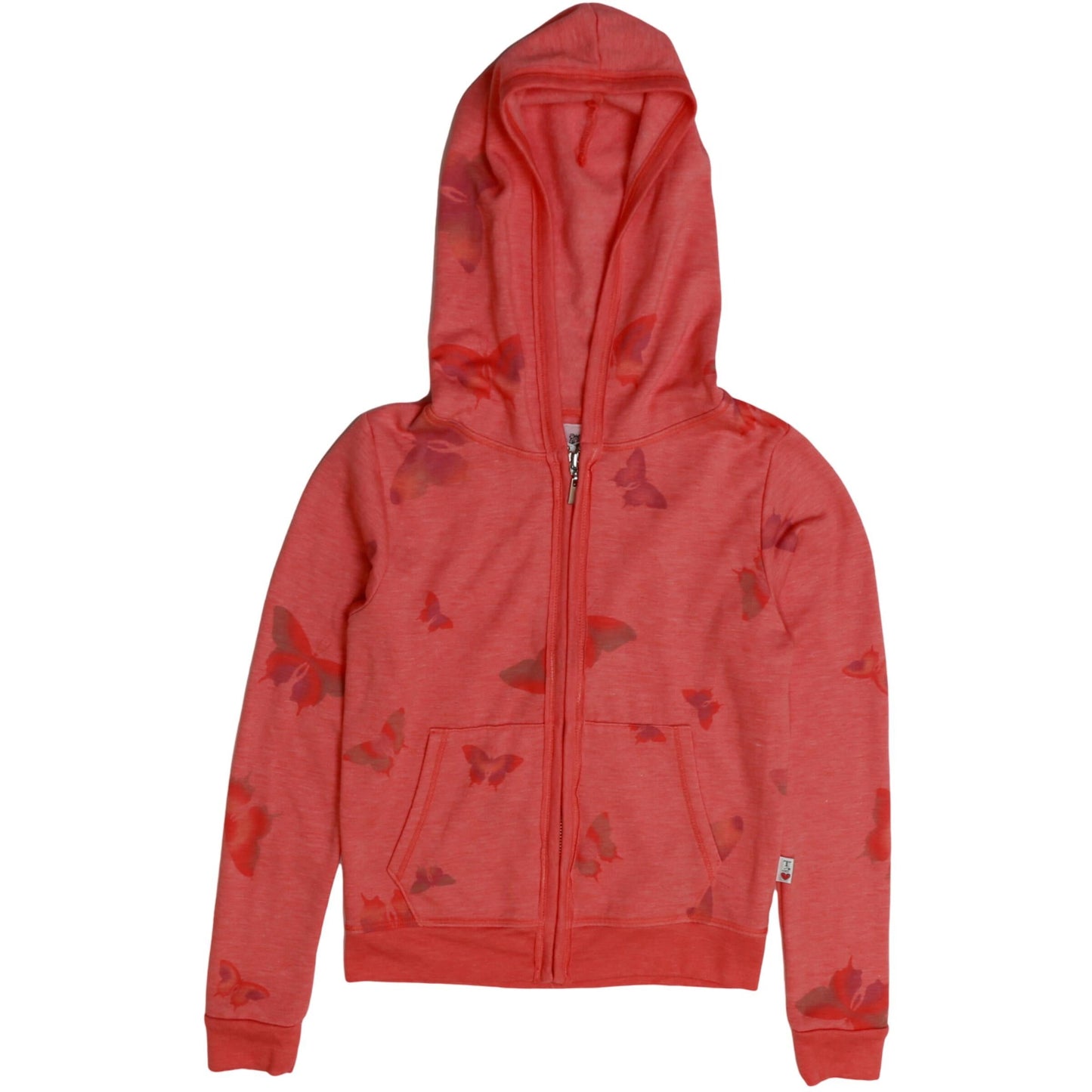 Hooded Jacket (Colorful Butterfly Pattern)