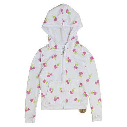 Hooded Jacket (Cherry Pattern)