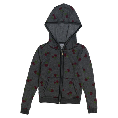 Hooded Jacket (Cherry Pattern)