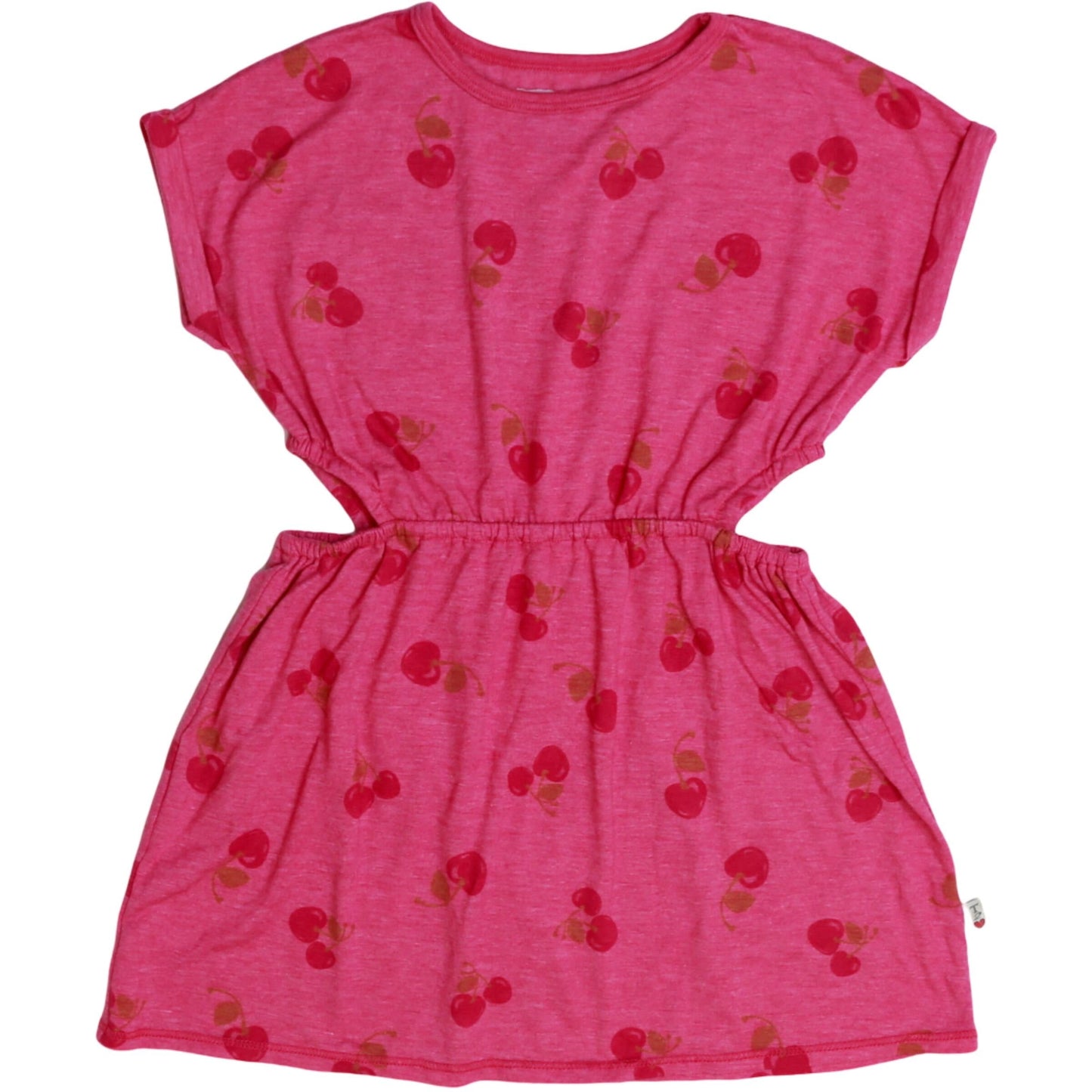 Side-Cut Dress (Cherry Pattern)