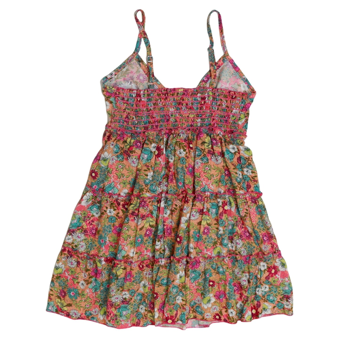 Sun Dress (Orange Floral Pattern)