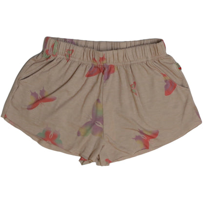 Easy Wide Shorts (Colorful Butterfly Pattern)