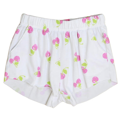Easy Wide Shorts (Cherry Pattern)