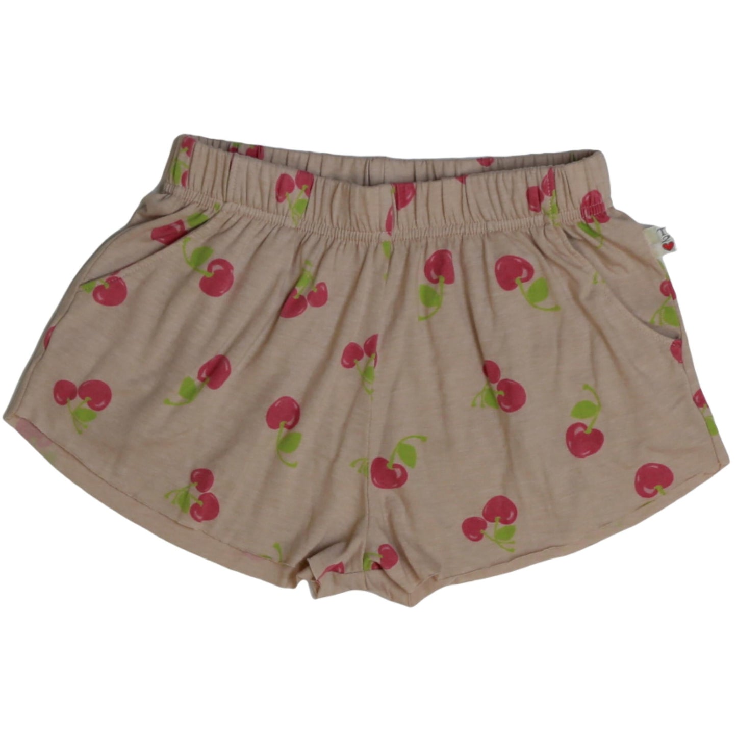 Easy Wide Shorts (Cherry Pattern)