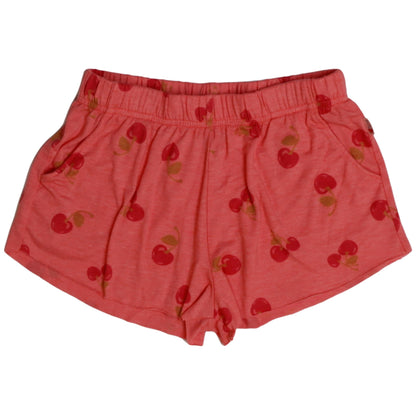 Easy Wide Shorts (Cherry Pattern)