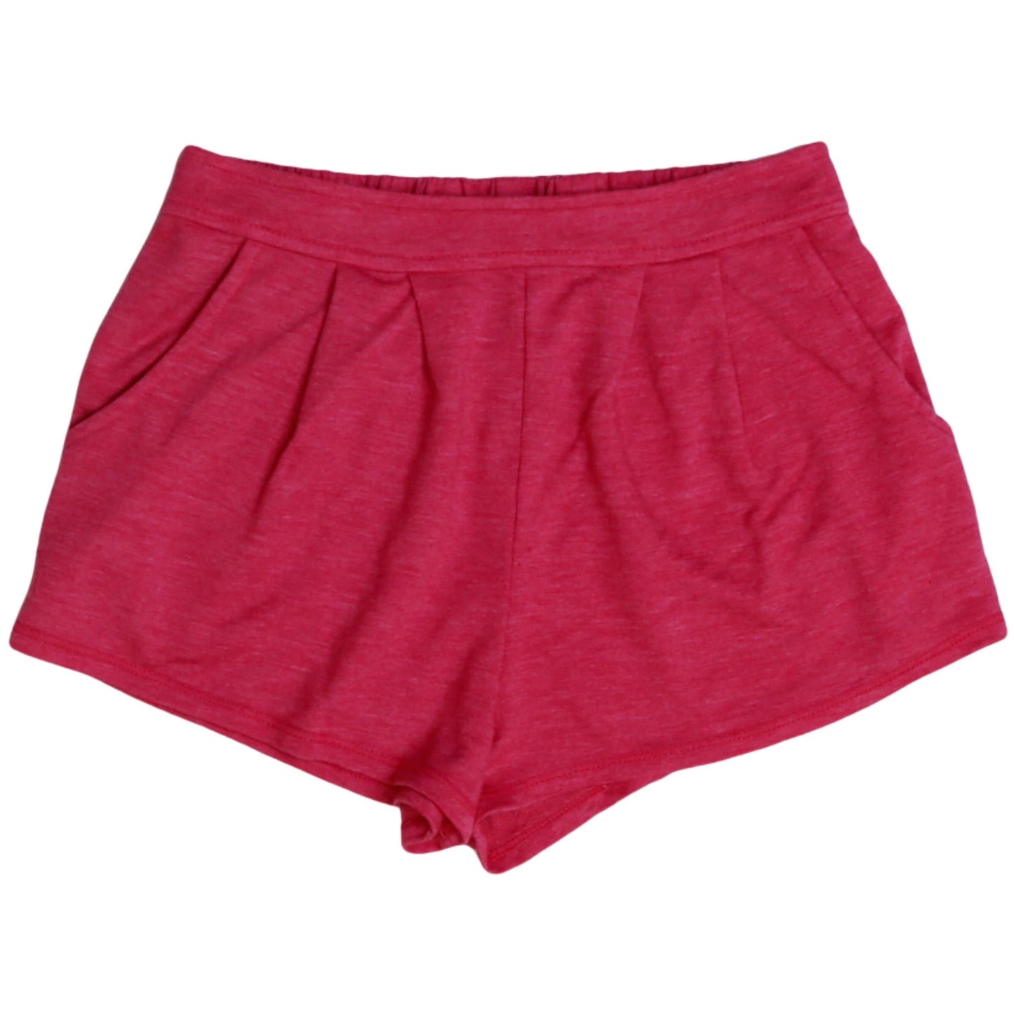 Heather Pleated Front Shorts