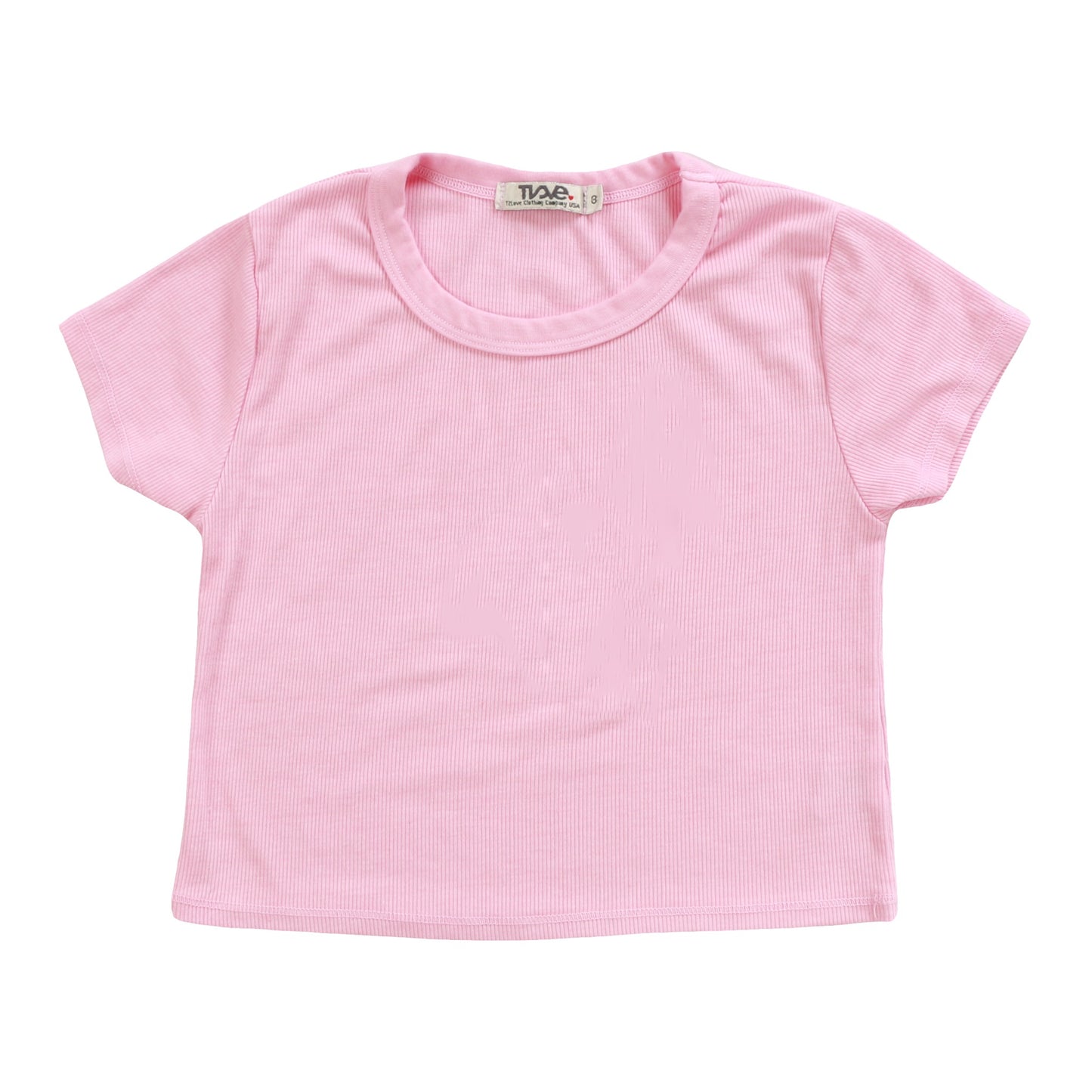Heather Crop Baby Tee