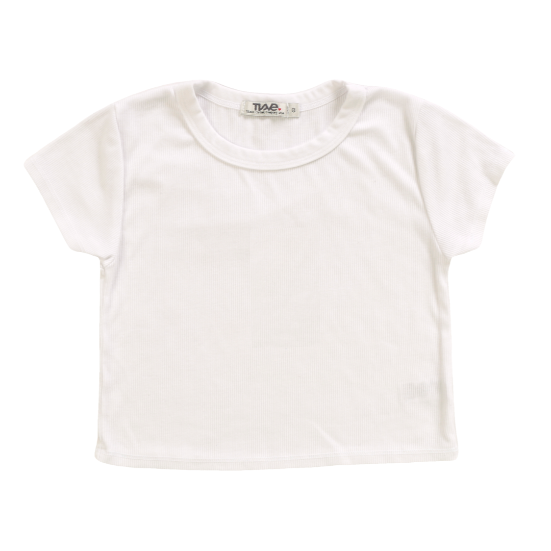 Heather Crop Baby Tee
