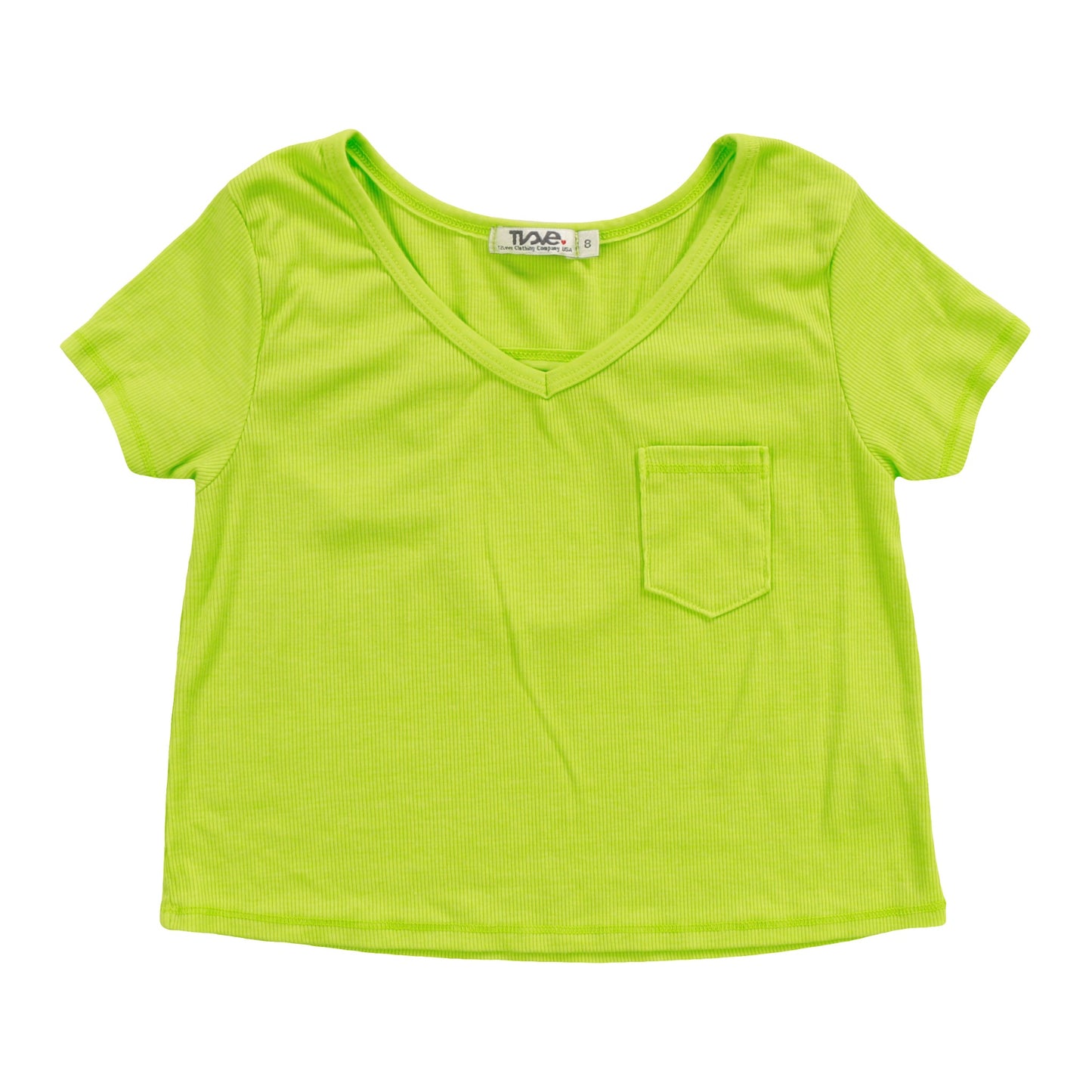 V-Neck Cut-Back Tee