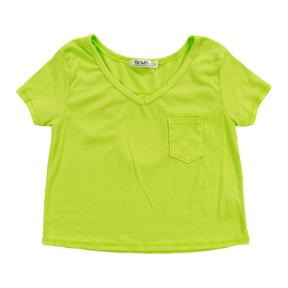 V-Neck Cut-Back Tee