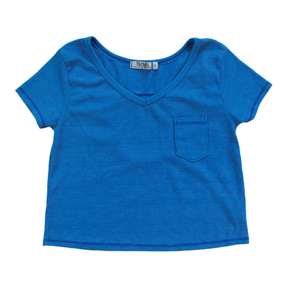 V-Neck Cut-Back Tee