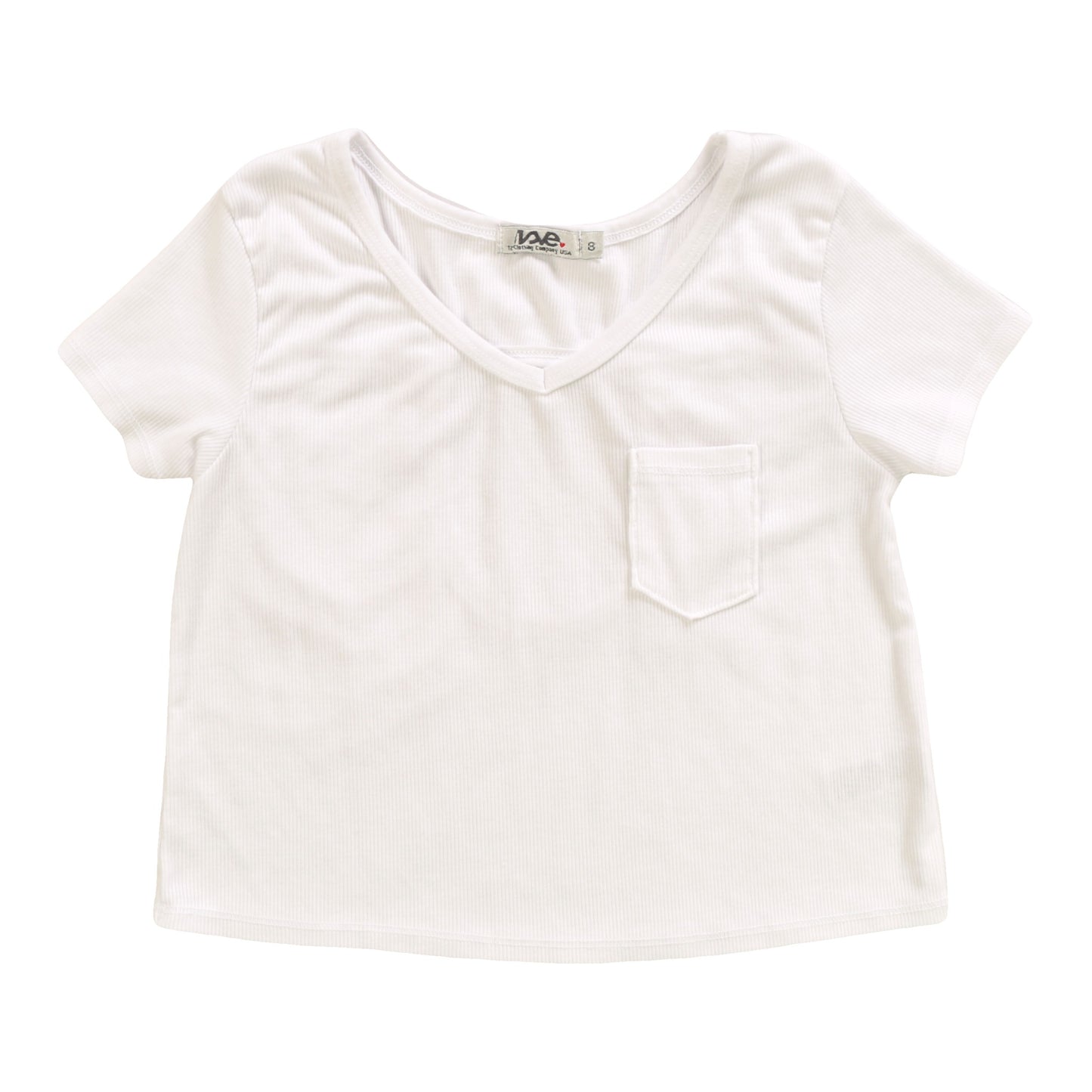 V-Neck Cut-Back Tee