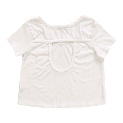 V-Neck Cut-Back Tee