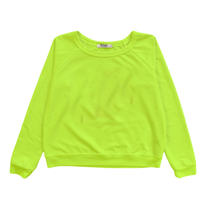 Heather Raglan Crew Top