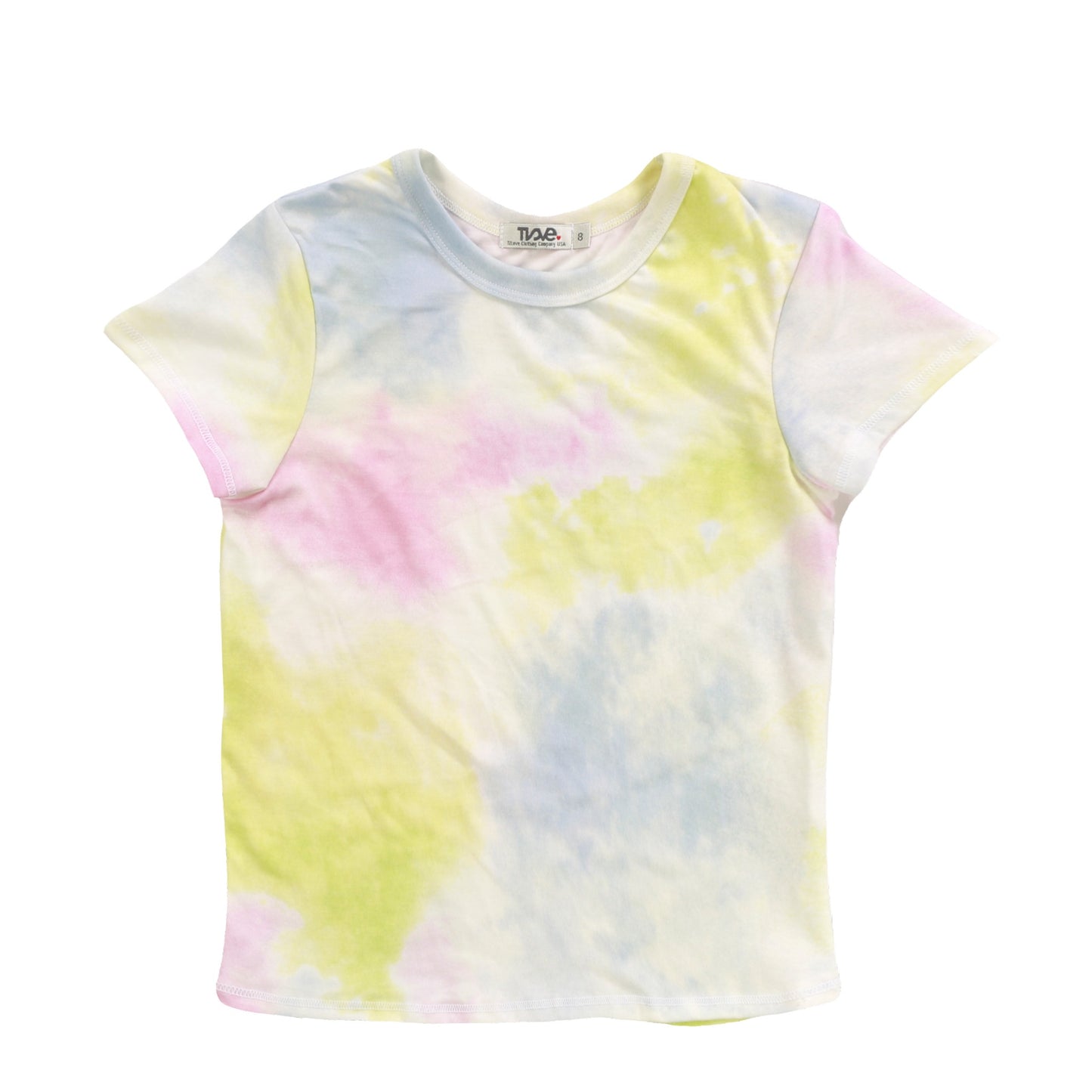 Signature Cap Sleeve Tee (Tri-Color Tie-Dye)