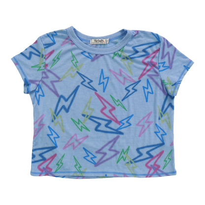 Boxy Top (Mixed Color Bolts Pattern)