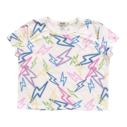 Boxy Top (Mixed Color Bolts Pattern)