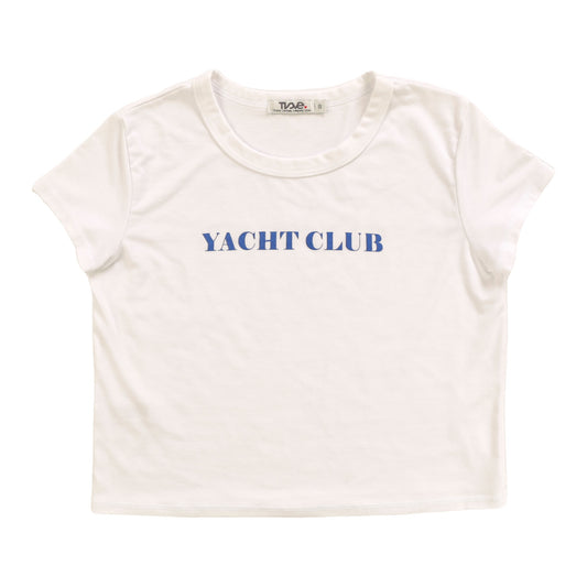 Boxy Top ("YACHT CLUB")