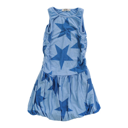Balloon Tank Dress (Cobalt Stars Pattern)