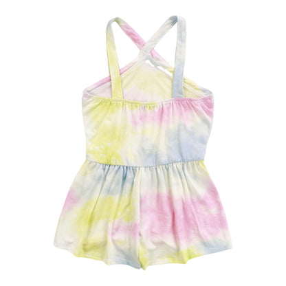 Halter Top Romper (Tri-Color Tie-Dye)