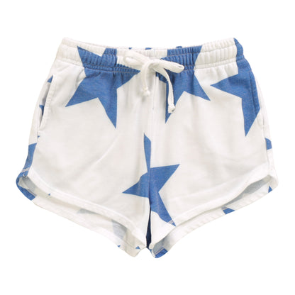 Athletic Shorts (Cobalt Stars Pattern)