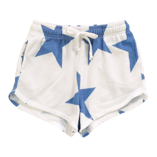 Athletic Shorts (Cobalt Stars Pattern)