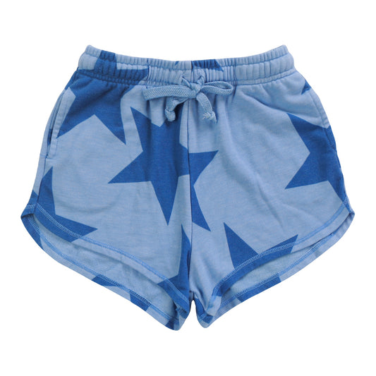 Athletic Shorts (Cobalt Stars Pattern)