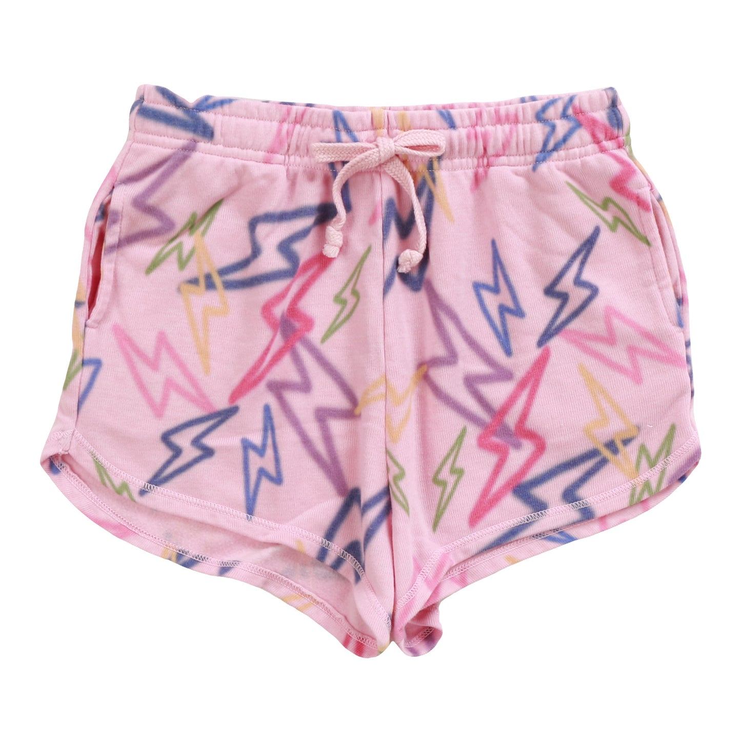 Athletic Shorts (Mixed Color Bolts Pattern)