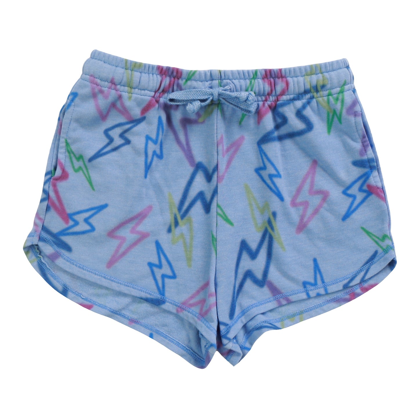 Athletic Shorts (Mixed Color Bolts Pattern)