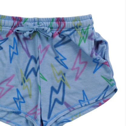 Athletic Shorts (Mixed Color Bolts Pattern)