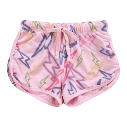 Runner Shorts (Mixed Color Bolts Pattern)