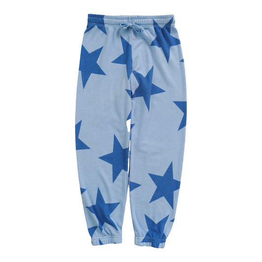 Athletic Pants (Cobalt Stars Pattern)