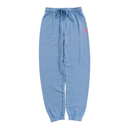 Athletic Pants (Mini Pink Bolt Print)
