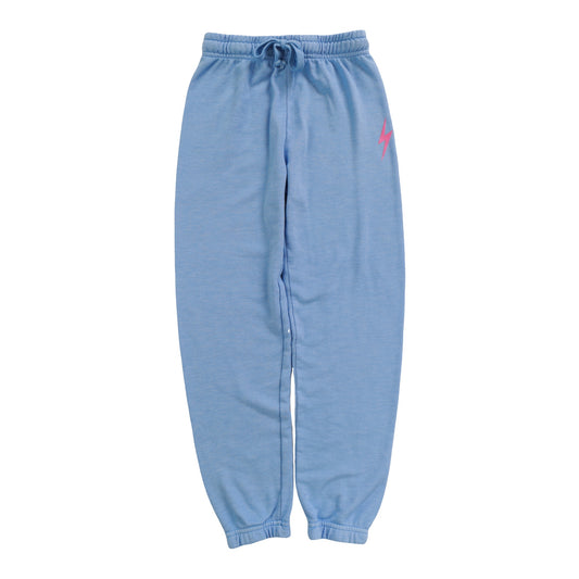 Athletic Pants (Mini Pink Bolt Print)