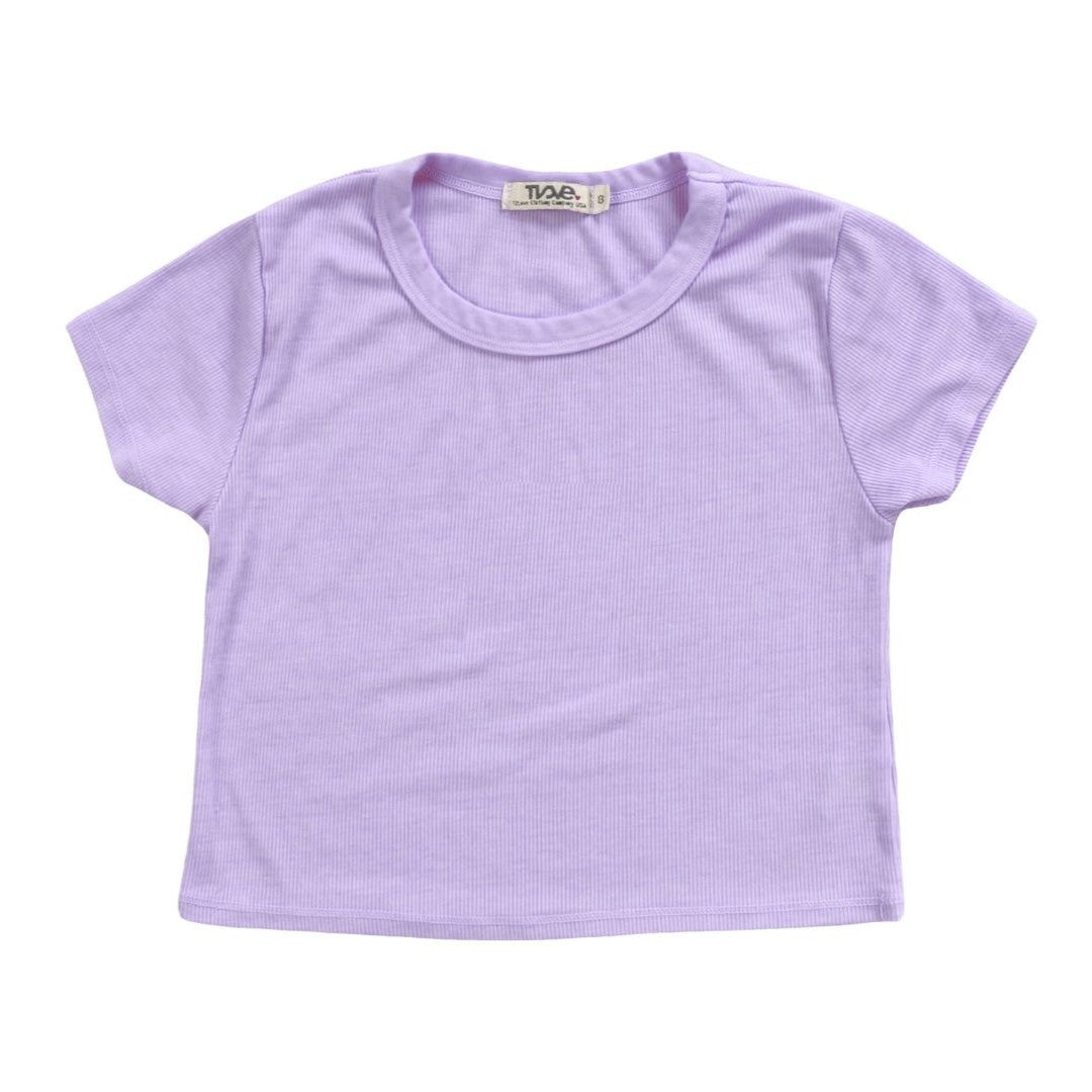 Heather Crop Baby Tee