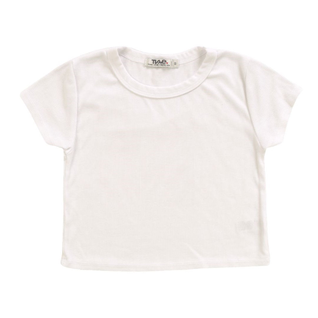 Heather Crop Baby Tee