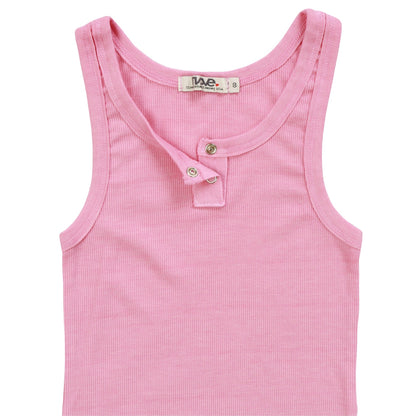 Heather Snap Button Tank