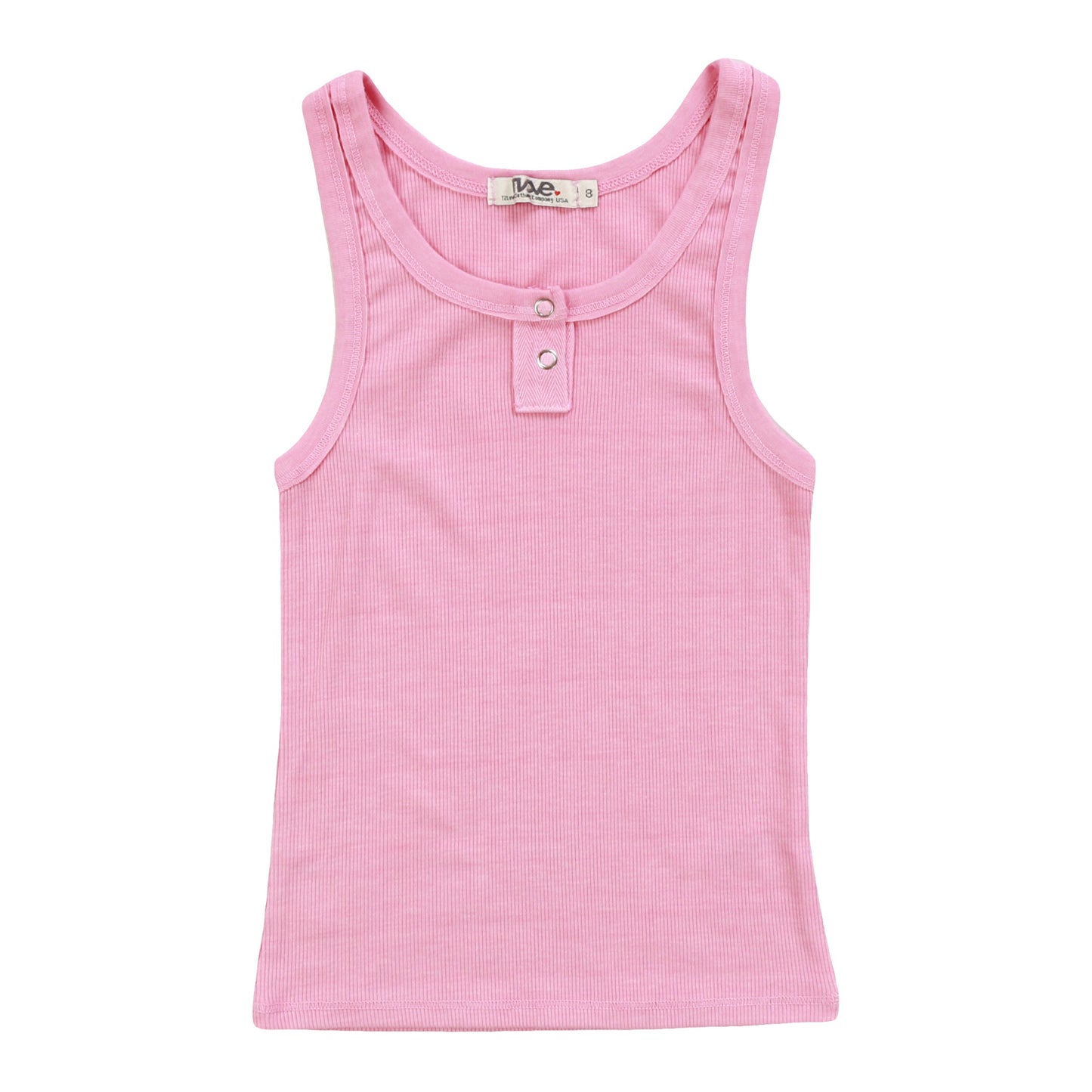 Heather Snap Button Tank
