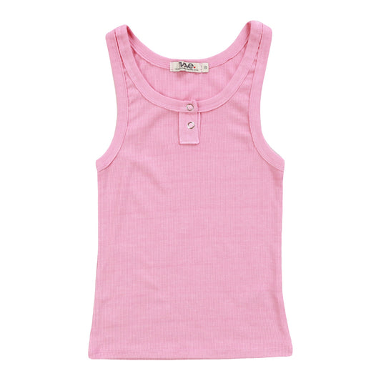 Heather Snap Button Tank