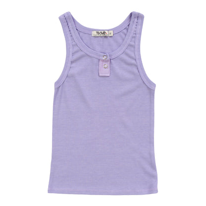 Heather Snap Button Tank