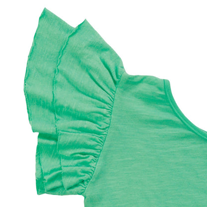 Ruffle-Sleeve Off-Shoulder Top