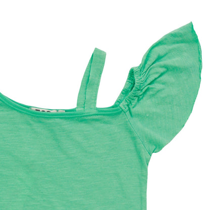 Ruffle-Sleeve Off-Shoulder Top