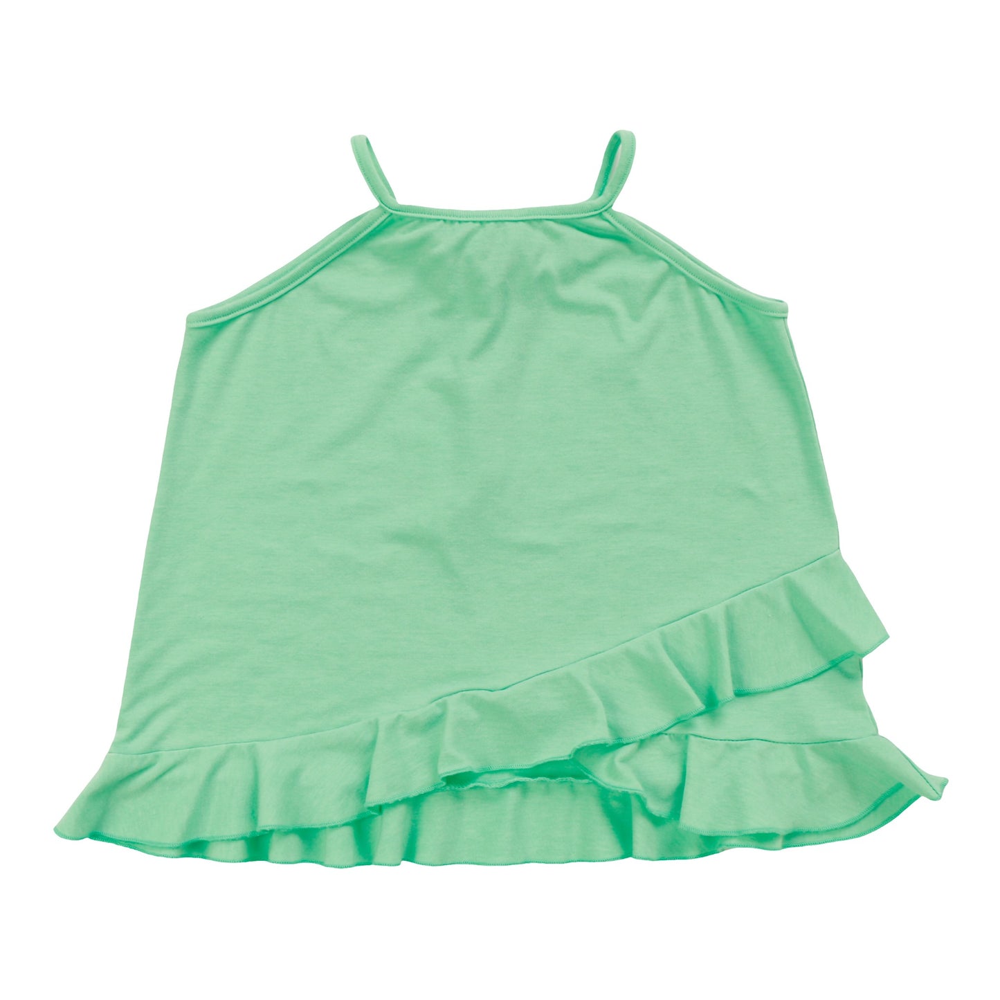 Heather Crossover Ruffle Cami