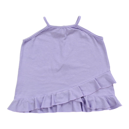 Heather Crossover Ruffle Cami