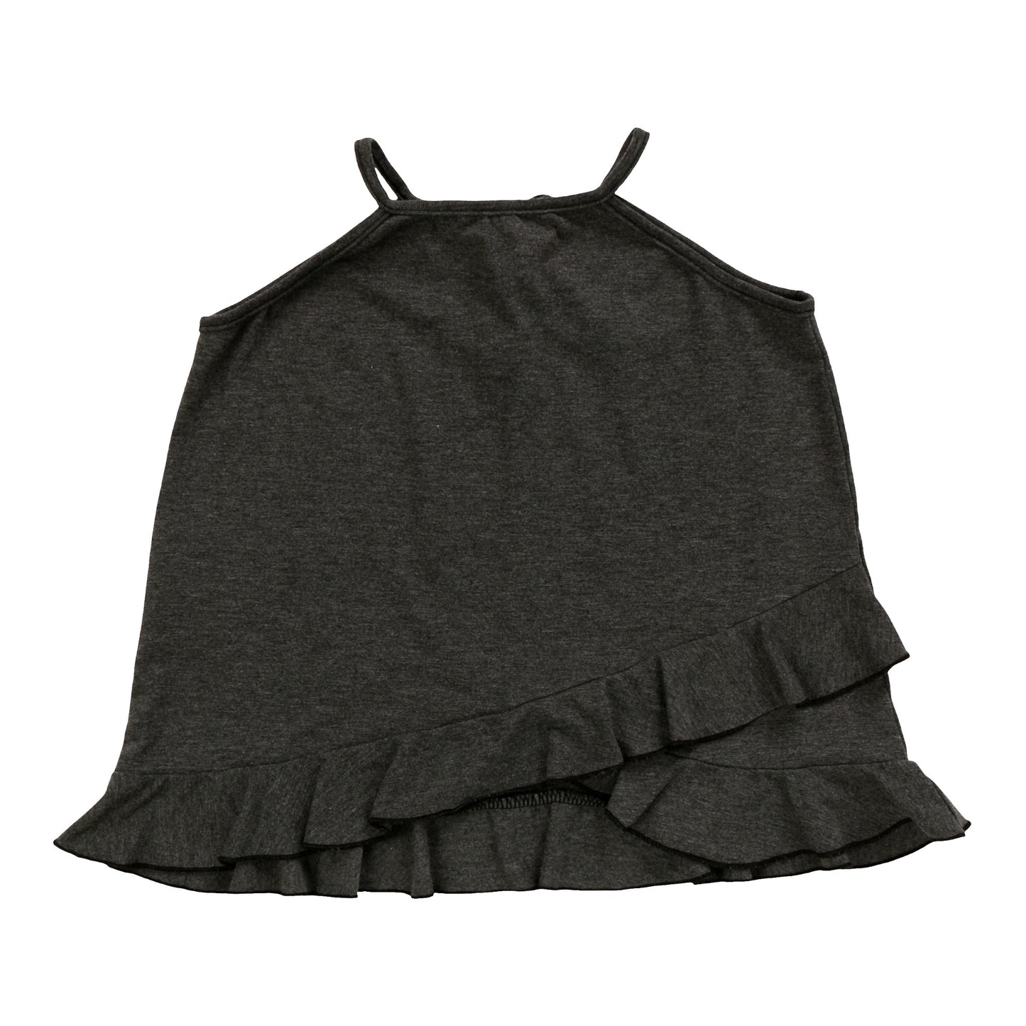 Heather Crossover Ruffle Cami